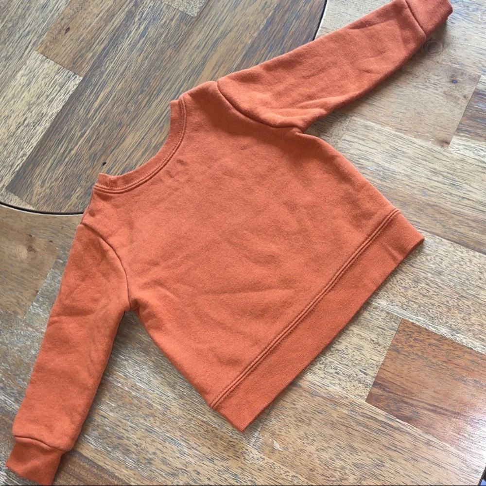 Garanimals Toddler Dinosaur Sweatshirt Orange Blue T-Rex Fleece Pullover 12M